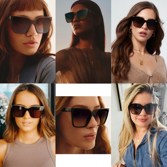 Quay "Level Up" Brown Square Sunglasses - Picture 15 of 15